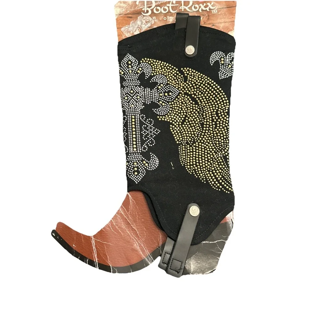 Boot Roxx XS 5-6.5 W Black Trinity Boot‎ Covers NWT Covers Only